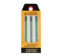 CUESOUL TERO AK7 Aste/Stelo per Freccette in Carbonio con Molla Integrata telescopica, Set di 3 Pezzi