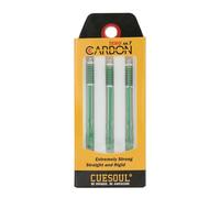 CUESOUL TERO AK7 Aste/Stelo per Freccette in Carbonio con Molla Integrata telescopica, Set di 3 Pezzi