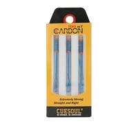 CUESOUL TERO AK7 Aste/Stelo per Freccette in Carbonio con Molla Integrata telescopica, Set di 3 Pezzi