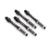 CUESOUL TERO AK7 Telescopio a Molla Alberi per Freccette Incorporato per frecce a Punta d'Acciaio e frecce a Punta Morbida, Set di 4 Pezzi（FCS-AK7+1XE40）