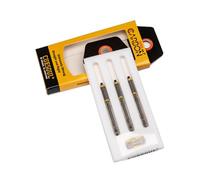 CUESOUL TERO AK7Aste/stelo per Freccette in Carbonio, Sottili, telescopiche a Molla Integrate, Set da 3 Pezzi