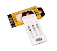 CUESOUL TERO AK7Aste/stelo per Freccette in Carbonio, Sottili, telescopiche a Molla Integrate, Set da 3 Pezzi