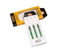 CUESOUL TERO AK7Aste/stelo per Freccette in Carbonio, Sottili, telescopiche a Molla Integrate, Set da 3 Pezzi