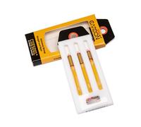 CUESOUL TERO AK7Aste/stelo per Freccette in Carbonio, Sottili, telescopiche a Molla Integrate, Set da 3 Pezzi