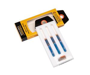 CUESOUL TERO AK7Aste/stelo per Freccette in Carbonio, Sottili, telescopiche a Molla Integrate, Set da 3 Pezzi