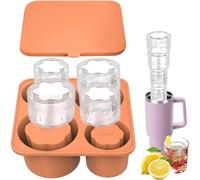 CUESVAP Stampo per cubetti di ghiaccio Stanley Cup, riutilizzabile senza BPA, per cubetti di ghiaccio, vassoio per cubetti di ghiaccio, accessorio Stanley Cup con coperchio per quencher e bicchieri da