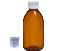 CueVitae® Bottiglia vuota da 500 ml, vetro ambrato