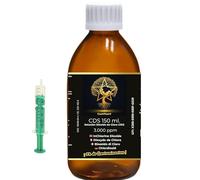 CueVitae® CDS 0,3% | 150 ml | Soluzione Acquosa di Biossido di Cloro | Flacone con tappo di sicurezza e attrezzatura volumetrica. Biocida PT5 per il trattamento dell'acqua
