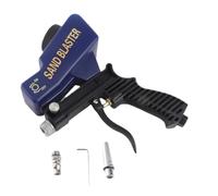 Cufaee 600cc Tank 70 150 PSI Sandblaster Sand Blasting Spray Gun Tool Set (Blue)