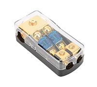 Cufaee 60A Power Distribution Block, 1 in 2 Way Out Car Audio Splitter, Fit for Car, Truck, Boat, or Other Vehicles Audio System