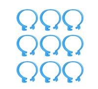 Cufaee Anelli per Gambe pollame da 100 Pezzi, Fasce di Gambe di identificazione delle Anatre pp di plastica, Anelli alla Caviglia di Pollo per ghiooni di Pollo a goline di Pollo di (18 mm)