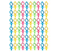 Cufaee Clip di fissaggio per bobina da 60 pezzi, clip in silicone a forma di capezzolo antigoccia, organizzazione del filo, tieni in ordine per gli artigiani del ricamo e del cucit