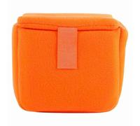 Cufaee Custodia protettiva pieghevole per fotocamera, borsa per fotocamera DSLR, custodia per fotocamera per fotografare (Arancia)