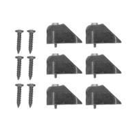 Cufaee elettrico da dado a bloccaggio per chitarra senza testa, in lega di zinco Sostituzione di tipo split a sei corde, dado di blocco della chitarra elettrica senza testa per tip (NERO)