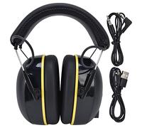 Cufaee Hearing Protection Earmuffs, for Gardening 5V/1A Noise Canceling Multifunctional Ear Protection Earmuffs Black