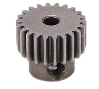 Cufaee Ingranaggio motore, pignone da 14 mm con vite a macchina, albero motore RC durevole in ferro per auto telecomandata 104001