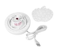 Cufaee Lavatrice portatile, mini lavastoviglie ad ultrasuoni, detergente per lavatrice per vestiti e piatti viaggi, affari, campeggio (Rojo)