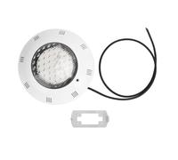 Cufaee Luci della Piscina a LED, AC 12V IP68 Montaggio Montaggio Sommersi, Illuminazione Sottomarino, Luce da Piscina del Paesaggio per Piscina Inclusa macinata, Bagno (Bianco Caldo 9W) (Bianco Caldo