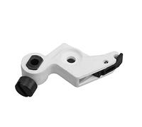 Cufaee Piedino premistoffa con adattatore a gambo basso a scatto, piedino premistoffa per uso domestico, supporto per piedino premistoffa per overlock per macchina da cucire Viking