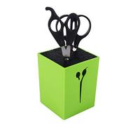 Cufaee Porta a forbice, morsetti per parrucchiere salone utensile per le forbici, portabicole per salici rastrellamento per clip di pettini per acconciature. (Verde)