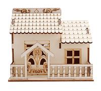Cufaee Scatola di stoccaggio di denaro, custodia in moneta della villa in miniatura, decorazione della casa modello banco di denaro per adulti e bambini