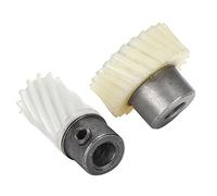Cufaee Set di ingranaggi di trasmissione a gancio, albero in ferro in plastica resistente, parti di ricambio da 2 pezzi per macchine da cucire elettriche multifunzionali domestiche