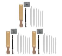 Cufaee Sketch Drawing Tools, 18 Blending Stumps 3 Sandpapers 3 Erasers 3 Pencil Extension Tools, Fit for Student Artist Beginner