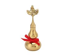 Cufaee Statua della zucca, feng shui ottone buona fortuna zucca, oro artigianale wu lou figurina per casa, decorazione dell'ufficio