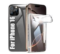 CUFEREDU 1 Set Pellicola Idrogel Anteriore e Posteriore per iPhone 16 Pro Max 5G 6.9" Non Vetro temperato resistente alle esplosioni del film TPU flessibile della protezione dello schermo