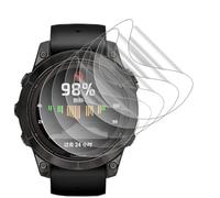 CUFEREDU 6 pcs Pellicola idrogel per Garmin Fēnix 6X / 6X Pro 51mm Smartwatch Soft TPU Pellicola in gel Protezione dello schermo Autoguarigione, Installazione facile, Sensibile al tocco
