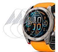 CUFEREDU 6 pcs Pellicola idrogel per Garmin fēnix 8 47mm Solar Saphir Premium Smartwatch Soft TPU Pellicola in gel Protezione dello schermo Autoguarigione, Installazione facile, Sensibile al tocco