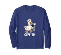 Cuff 'Em Nurse Duck Funny Pun Healthcare PRO Humor Maglia a Manica