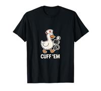 Cuff 'Em Nurse Duck Funny Pun Healthcare PRO Humor Maglietta