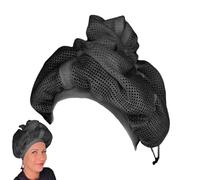 Cuffia a rete per asciugare i capelli ricci | Cuffia regolabile con coulisse | Cuffia per capelli da donna | ad asciugatura rapida per asciugare i capelli ricci