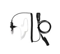 Cuffia a tubo acustico compatibile con la serie Motorola R7 e MXP-600 Micro auricolare con PTT ribaltabile e auricolare traslucido con tubo acustico e
