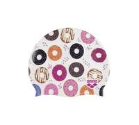 CUFFIA ARENA PISCINA SILICONE SWIM CAP CUFFIE NUOTO DONUTS CIAMBELLE