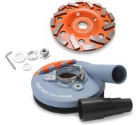 Cuffia Aspirazione per Smerigliatrice 125 Mm - Qualità PRO - Spazzole Sostituibi