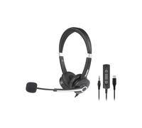 Cuffia Auricolare Cablato a Padiglione Ufficio USB Tipo-C Nero HHEADM-CJS Hamlet