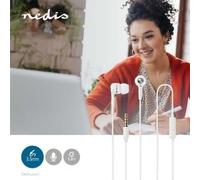 CUFFIA AURICOLARE NEDIS HPWD2020WT LUNGHEZZA CAVO: 1.20 m - COLORE BIANCO