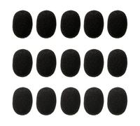 Cuffia Auricolare Risvolto di Microfono Parabrezza, Coperchi per Microfono in Schiuma, Mini Dimensioni, 15 Pezzi