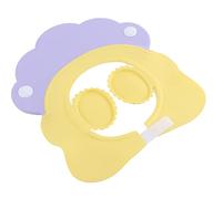 Cuffia bagno per bambini, idrorepellente, regolabile con doppia protezione per le orecchie per neonati, bambini, adulti quando si lavano i capelli, fanno la doccia, tagliano i (Girasole)