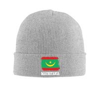 Cuffia Beanie Mauritanian Mauritania Flag Calda Cappello Running Unisex Cuffia da Notte per Bici Donna Correre