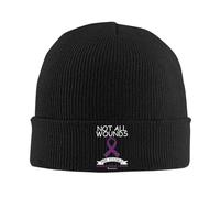 Cuffia Beanie Not all Wounds Are Visible Gynecological Cancer Awareness Lavabile Caldo Cappello Comodo Cuffia da Notte per All'Aperto attività Bici