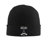 Cuffia Beanie Not all Wounds Are Visible Pancreatic Cancer Awareness Morbido Cappello Lavorato Pratico Beanie Cappello per Bici Donna Uomo
