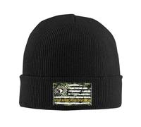 Cuffia Beanie Us Army 101St Division USA American Flag Vintage Antivento Cappello Lavorato Lavabile Skull cap per Moto Bici Uomo