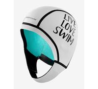 Cuffia Buddyswim Neoprene Trilaminate Warmth 2.5mm bianco nero - L