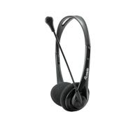 Equip Chat Headset Auricolare Cablato A Padiglione Musica e Chiamate Nero