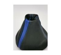 cuffia cambio compatibile Fiat 500 (2006-2020) vera pelle nera e blu