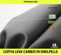 Cuffia Cambio Fiat 500 2007 Leva Marce Similpelle kit set nero per auto ecopell