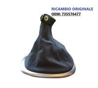 CUFFIA CAMBIO FIAT 500L 2012-2017 CON SUPPORTO CROMATO 735576477